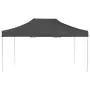 Gazebo Professionale Pieghevole Alluminio 4,5x3 m Antracite