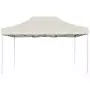 Gazebo Professionale Pieghevole in Alluminio 4,5x3 m Crema