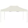 Gazebo Professionale Pieghevole in Alluminio 4,5x3 m Crema