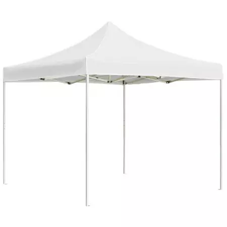 Gazebo Professionale Pieghevole in Alluminio 3x3m Bianco