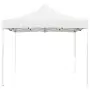 Gazebo Professionale Pieghevole in Alluminio 3x3m Bianco