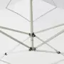 Gazebo Professionale Pieghevole in Alluminio 3x3m Bianco