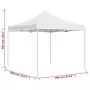 Gazebo Professionale Pieghevole in Alluminio 3x3m Bianco