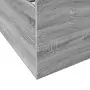 Giroletto Cassetti Grigio Sonoma 100x200 cm Legno Multistrato