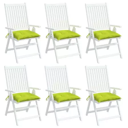 Cuscini per Pallet 6 pz Verde Chiaro 50x50x7 cm Tessuto Oxford