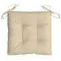 Cuscini per Pallet 6 pz Beige 50x50x7 cm Tessuto Oxford