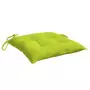 Cuscini per Pallet 4 pz Verde Chiaro 50x50x7 cm Tessuto Oxford
