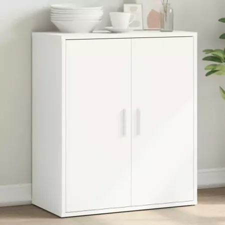 Credenza Bianco 60x31x70 cm in Legno Multistrato