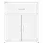 Credenza Bianco 60x31x70 cm in Legno Multistrato