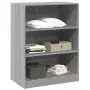 Armadio Grigio Sonoma 77x48x102 cm in Legno Multistrato