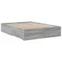 Giroletto Cassetti Grigio Sonoma 140x190 cm Legno Multistrato