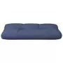 Cuscino per Pallet Blu Marino 120x40x12 cm in Tessuto