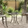 Tavolo da Giardino Bronzo 53x53x53 cm in Alluminio Pressofuso