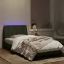 Giroletto con Luci LED Grigio Chiaro 100x200 cm in Velluto