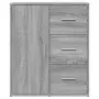 Credenza Grigio Sonoma 60x31x70cm in Legno Multistrato