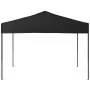 Tenda per Feste Pieghevole Nera 3x3 m