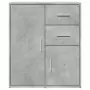 Credenza Grigio Cemento 60x31x70 cm in Legno Multistrato