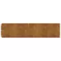 Bordure per Prato 10 pz 25x103 cm Flessibili in Acciaio Corten