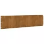 Bordure per Prato 10 pz 25x103 cm Flessibili in Acciaio Corten