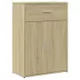 Credenza Rovere Sonoma 60x30x84 cm in Legno Multistrato