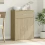 Credenza Rovere Sonoma 60x30x84 cm in Legno Multistrato