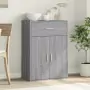 Credenza Grigio Sonoma 60x30x84 cm in Legno Multistrato