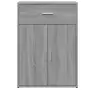 Credenza Grigio Sonoma 60x30x84 cm in Legno Multistrato