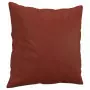 Cuscini Decorativi 2pz Rosso Vino 40x40 cm in Similpelle