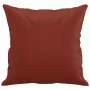 Cuscini Decorativi 2pz Rosso Vino 40x40 cm in Similpelle