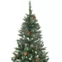 Albero di Natale Artificiale con luci a LED e Pigne 210 cm