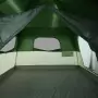 Tenda Familiare Cabina per 10 Persone Verde Impermeabile