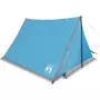 Tenda da Campeggio per 2 Persone Blu Impermeabile