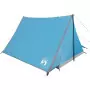 Tenda da Campeggio per 2 Persone Blu Impermeabile