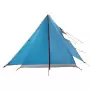 Tenda da Campeggio per 2 Persone Blu Impermeabile