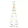 Albero di Natale a Cono Colorato 108 LED 70x180 cm