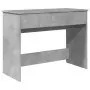 Toeletta con Specchio Grigio Cemento 100x45x76 cm