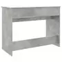 Toeletta con Specchio Grigio Cemento 100x45x76 cm