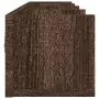 Armadietto a Muro Rovere Marrone 99x18x16,5cm Legno Multistrato