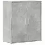 Credenze 2 pz Grigio Cemento 60x31x70 cm in Legno Multistrato