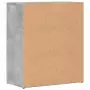 Credenze 2 pz Grigio Cemento 60x31x70 cm in Legno Multistrato