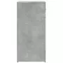 Credenze 2 pz Grigio Cemento 79x38x80 cm in Legno Multistrato