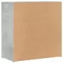 Credenze 2 pz Grigio Cemento 79x38x80 cm in Legno Multistrato