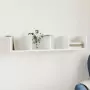 Armadietto a Muro Bianco 99x18x16,5 cm in Legno Multistrato