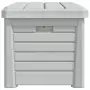 Contenitore Cuscini Grigio 73x50,5x46,5 cm in Polipropilene