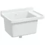 Lavabo a Parete Bianco 50x35x24 cm in Resina