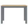 Tavolo da Pranzo Panama Grigio 117x60x75 cm Legno Massello Pino