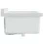 Lavabo a Parete Bianco 40x40x24 cm in Resina