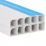 Canalina per Cavi Autoadesiva 30x15 mm 10 m in PVC