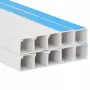 Canalina per Cavi Autoadesiva 25x16 mm 10 m in PVC