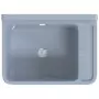 Lavabo a Parete Grigio 50x35x24 cm in Resina